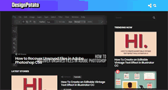 Desktop Screenshot of designpotato.com