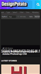 Mobile Screenshot of designpotato.com